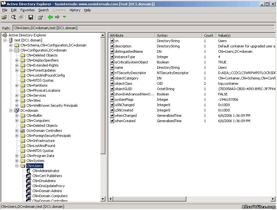 Active Directory Windows 2003 group