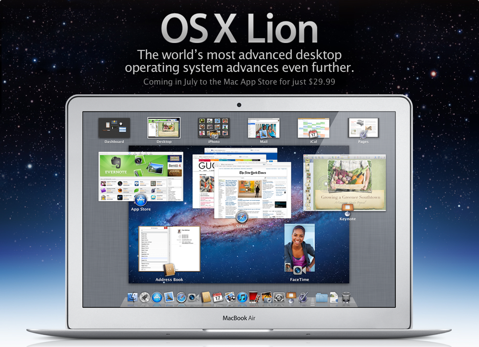 Установочный диск Mac OS X 10.7 Lion для PC