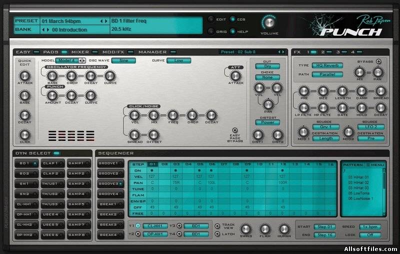 Rob Papen - Punch 1.0.3b VST.AU.RTAS. 1.0.3b x86+x64 [2012, ENG]