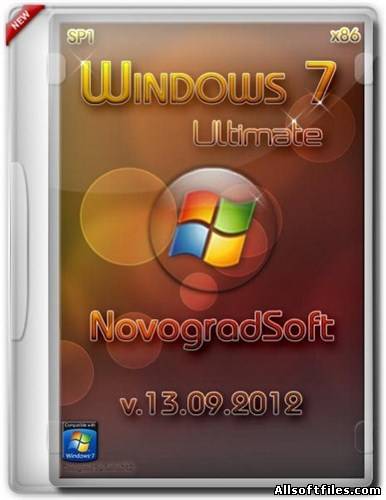 Windows 7 Ultimate SP1 NovogradSoft x86 13.09.2012 [RUS/2012]