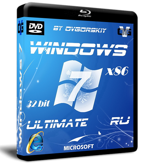 Microsoft Windows 7 Ultimate Ru x86 SP1 NL2 by OVGorskiy® (09.2012)