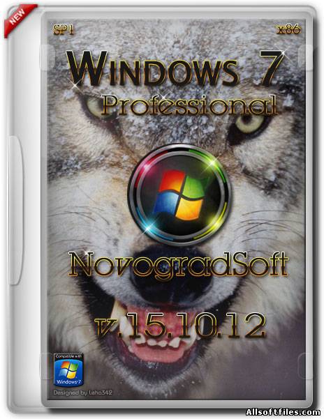 Windows 7 Professional x86 SP1 NovogradSoft v.15.10.12 [RUS 2012]