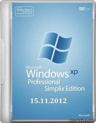 Windows XP Pro SP3 VLK Rus simplix edition (x86) 15.11.2012