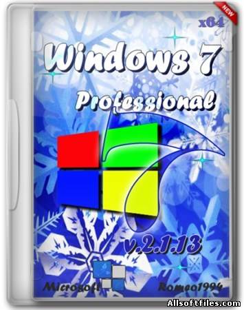Windows 7 x64 Professional by Romeo1994 v.2.1.13 [2013/RUS]