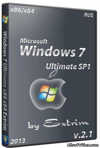 Windows 7 Ultimate SP1 x86/x64 Extrim v2.1 [RUS/2013]