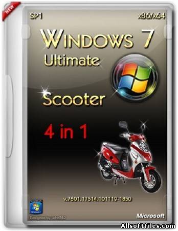 Windows 7 Ultimate SP1 Scooter x86/x64 [RUS/ENG/2013]