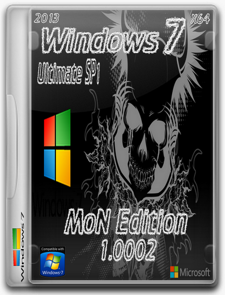 Windows 7 SP1 Ultimate x64 MoN Edition 1.0002 [RUS/2013]