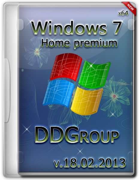 Windows 7 SP1 Home Premium x64 DDGroup v.318.02.13 [RUS 2013]