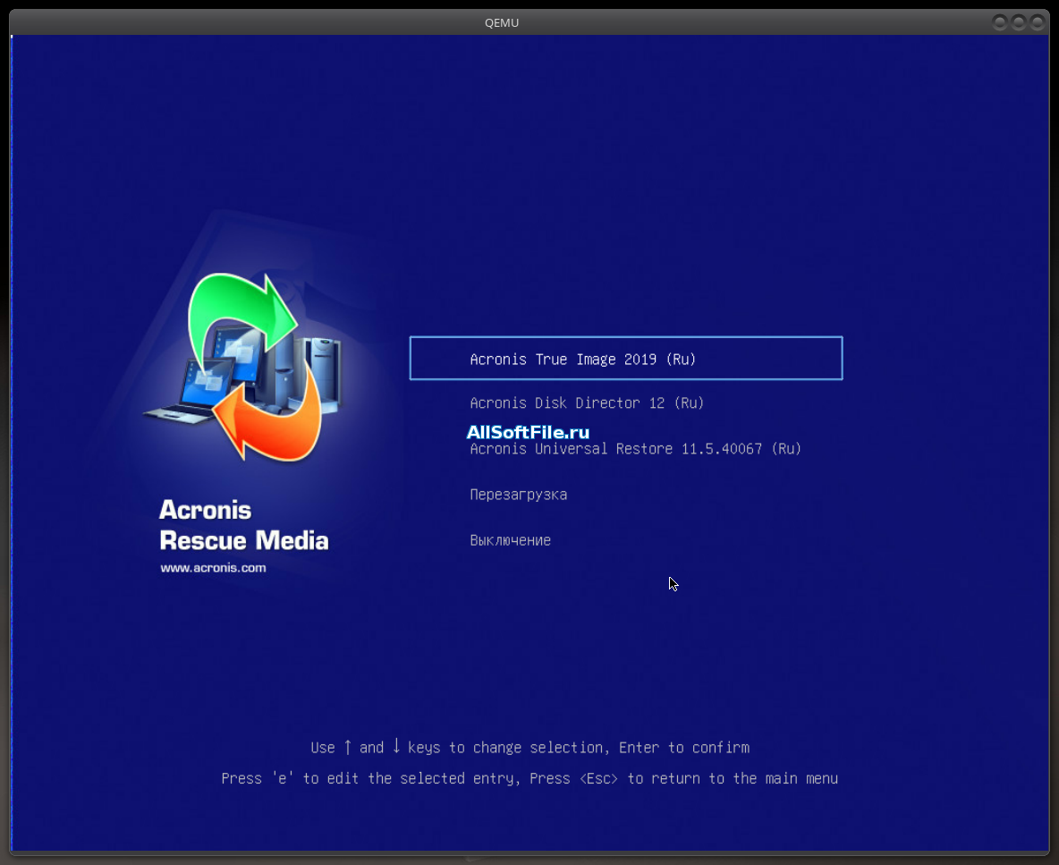 Acronis BootCD 2018 Rus (x86/x64)