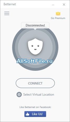 Betternet — бесплатный VPN-клиент
