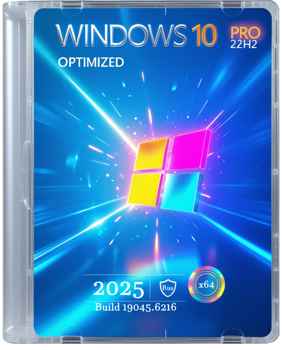 Windows 10 22H2 Pro легкий iso без телеметрии и хлама - 19045.6216