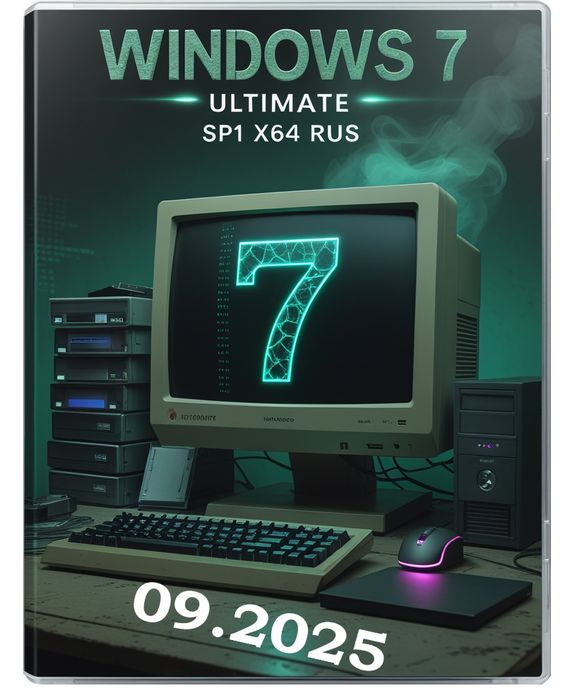 Windows 7 Ultimate SP1 x64 Rus iso - образ для флешки 09.2025